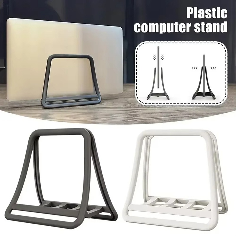 Desk Setup Mac - Antypoślizgowy pionowy stojak na laptopa, odłączany