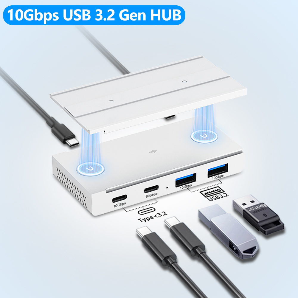 Desk Setup Mac - Rozdzielacz USB 3.2 Gen2 HUB 10