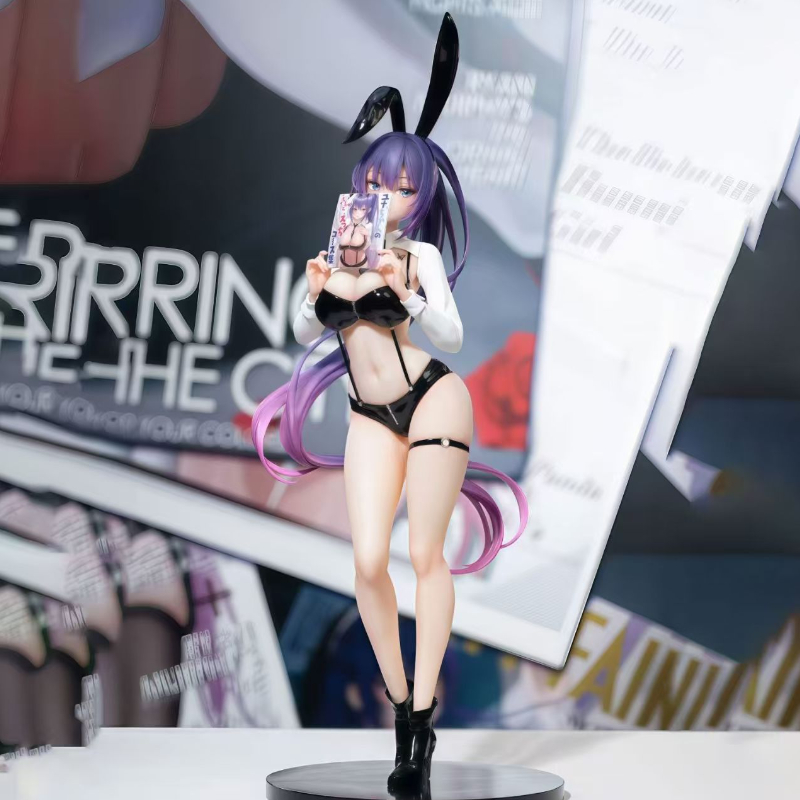 Desk Setup Girl - Miękka, urocza i seksowna figurka Yuna