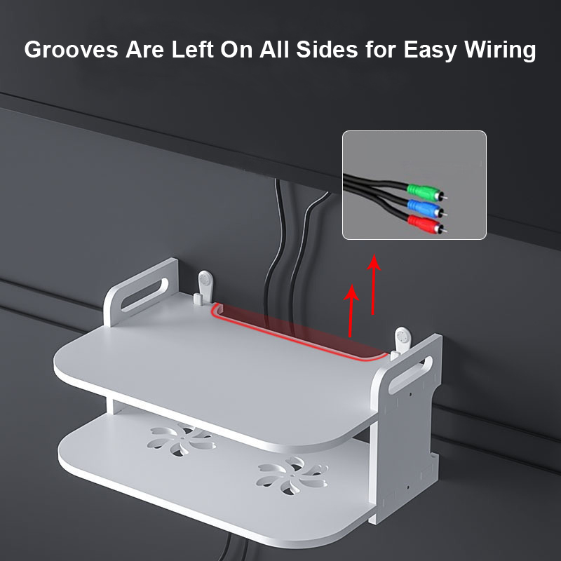 Półka ścienna na router z otwo – Desk Room Setup recenzja i cena