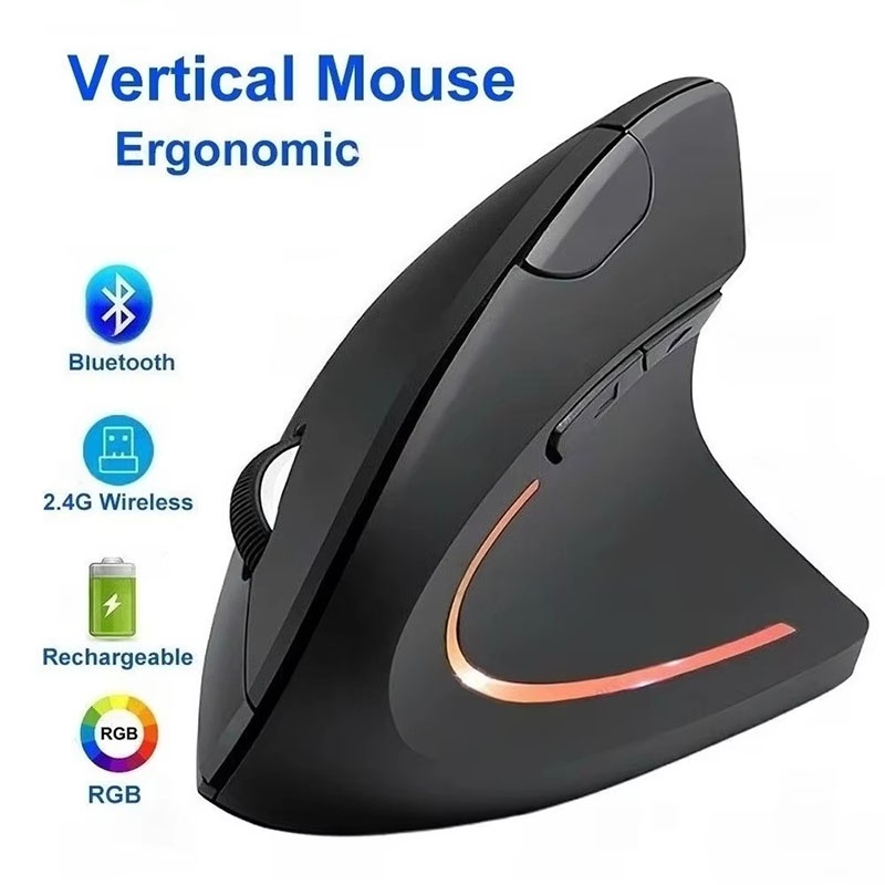 Ergonomiczna pionowa mysz 2.4G – Desk Setup Ergonomics recenzja i cena