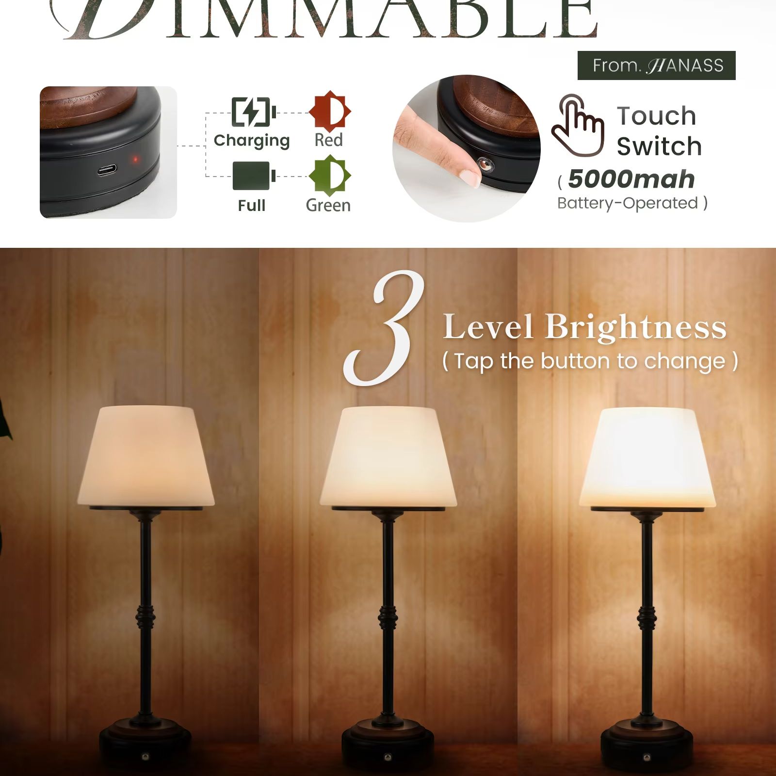 Bezprzewodowe lampki stołowe,  – Desk Room Setup recenzja i cena