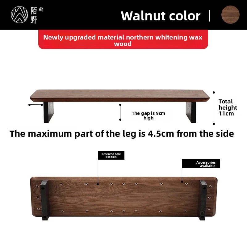 Solidny drewniany stojak pod m – Desk Room Setup recenzja i cena