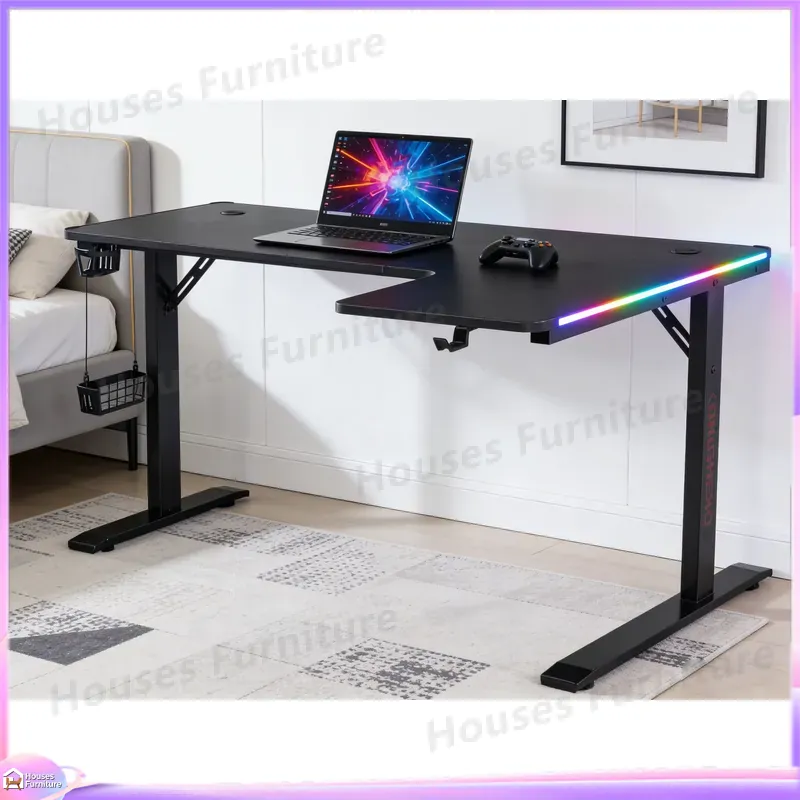 Duże biurko gamingowe 160 cm z – Desk Setup Ergonomics recenzja i cena