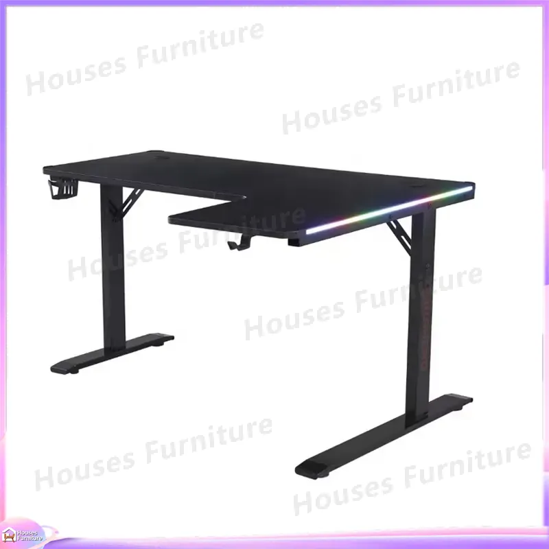 Duże biurko gamingowe 160 cm z – Desk Setup Ergonomics recenzja i cena