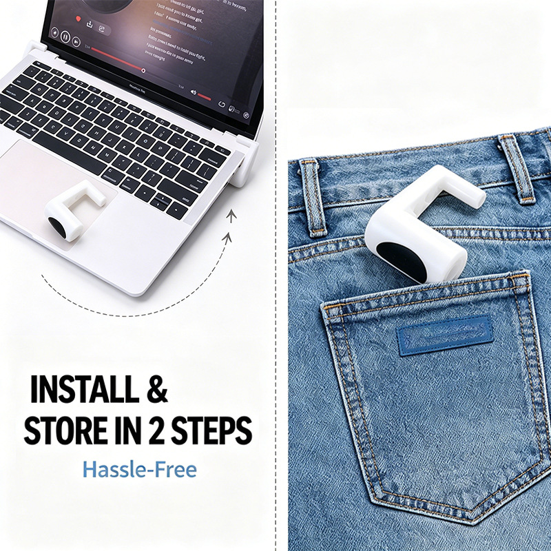 Przenośna Składana Podstawka P – Desk Setup Mac recenzja i cena